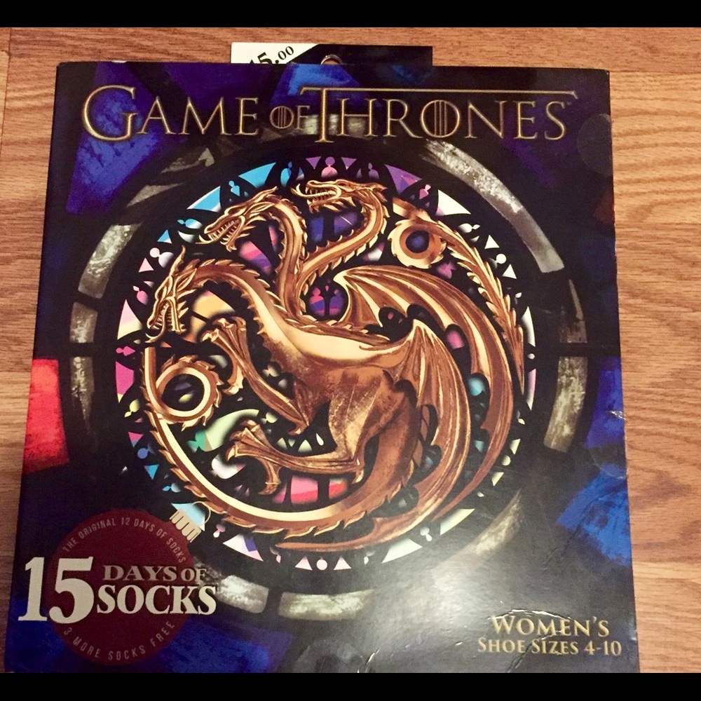 Game of Thrones 12 Days of Socks